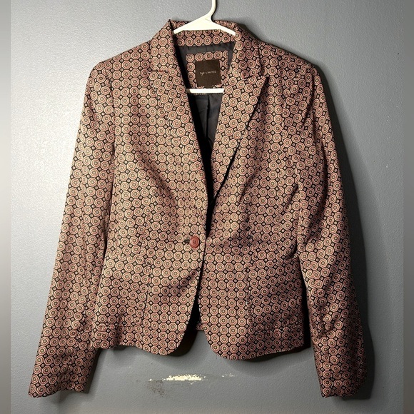 The Limited Jackets & Blazers - Blazer geometric pattern blue and red